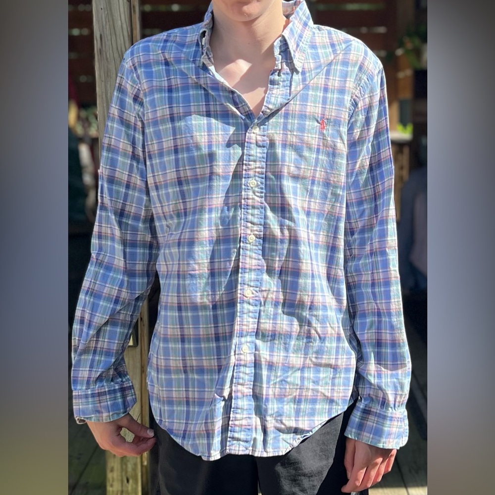 Ralph Lauren Multicolor Plaid Button Down Shirt